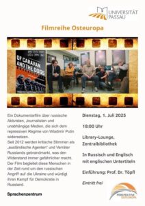 Poster für die Veranstaltung: Filmreihe Osteuropa